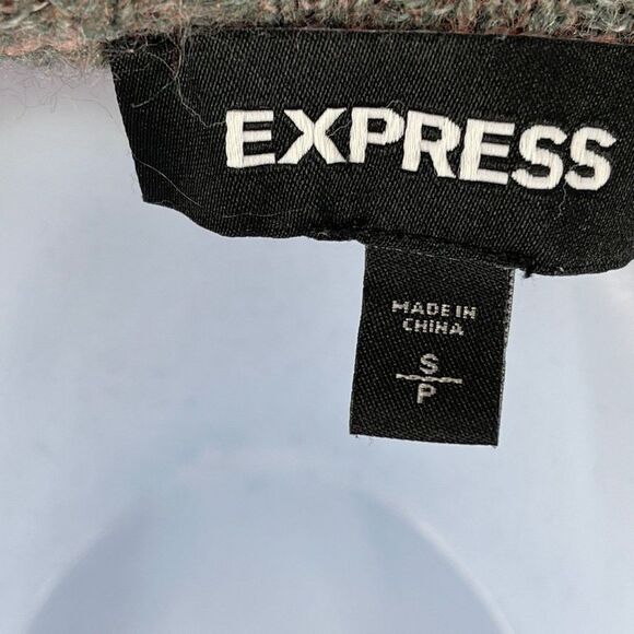 Express Oversized Ombre Space Dye Tunic Knit Sweater Top - Picture 7 of 8